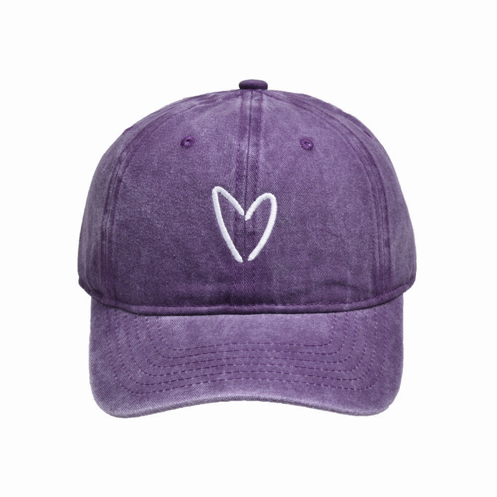 Wholesale Love Embroidered Cotton Baseball Caps