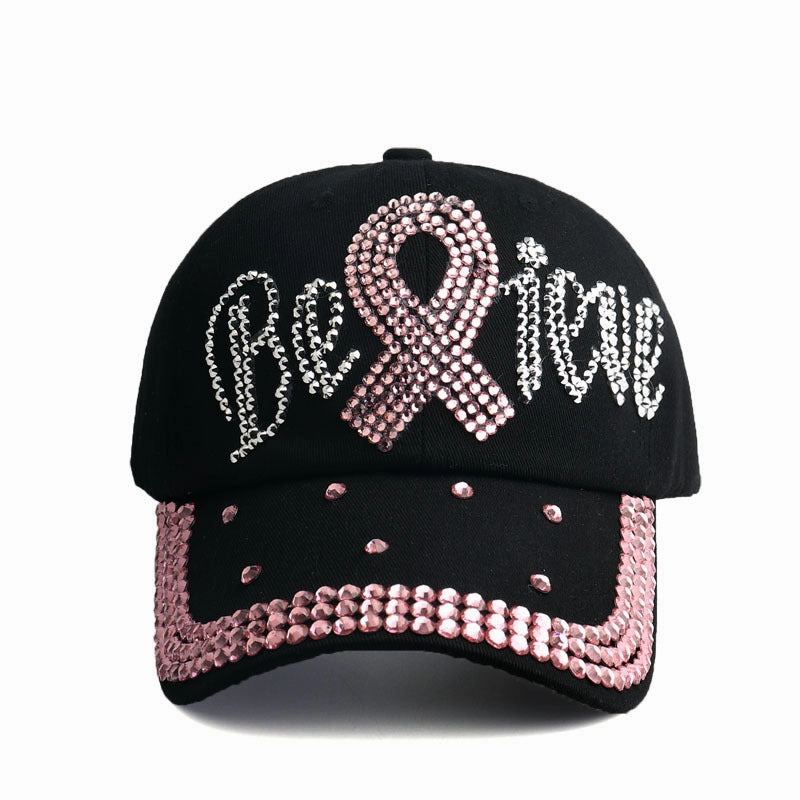 Wholesale Love Fan Belt Diamond Baseball Cap