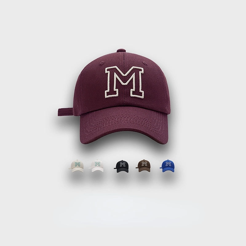Wholesale M Letter Embroidery Cotton Hat