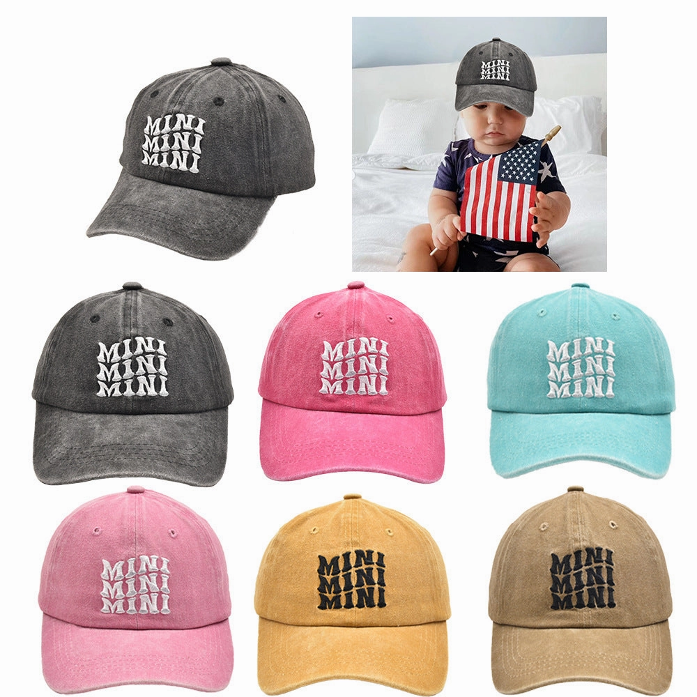 Wholesale MINI Embroidered Children's Cotton Baseball Cap