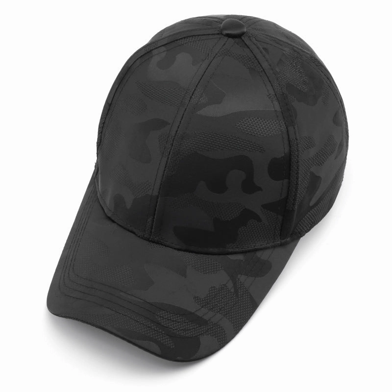 Wholesale Mountaineering and Fishing Light Board Polyester Camouflage Hats
