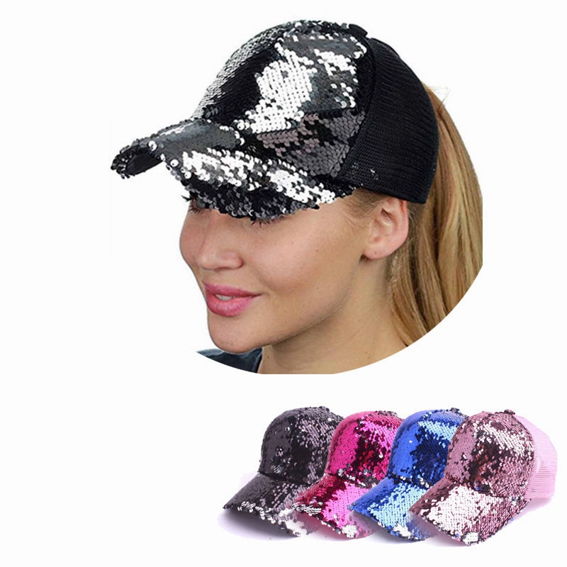 Wholesale Network Sequin Baseball Caps