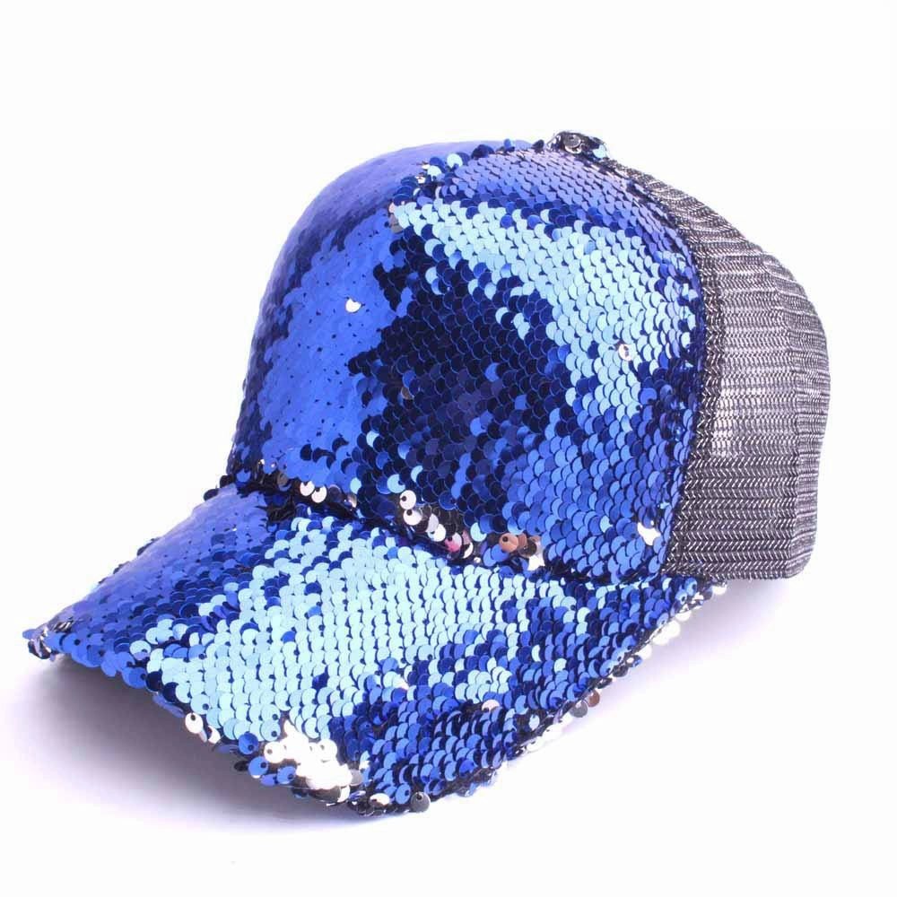 Wholesale Network Sequin Baseball Caps