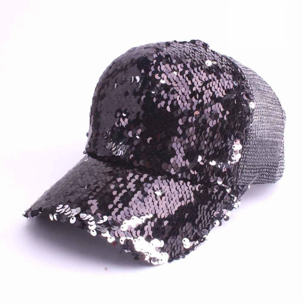 Wholesale Network Sequin Baseball Caps