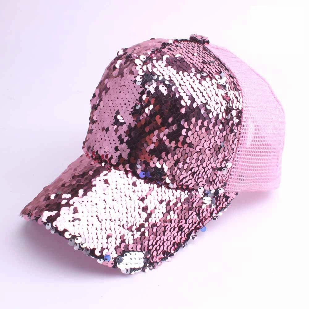 Wholesale Network Sequin Baseball Caps