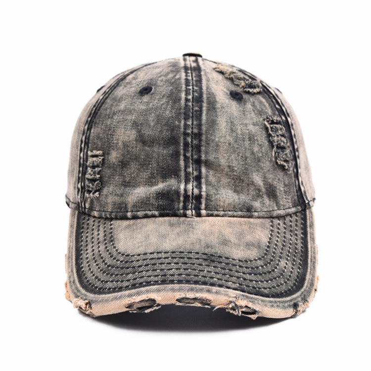 Wholesale New Cotton Old Washed Hole Baseball Cap