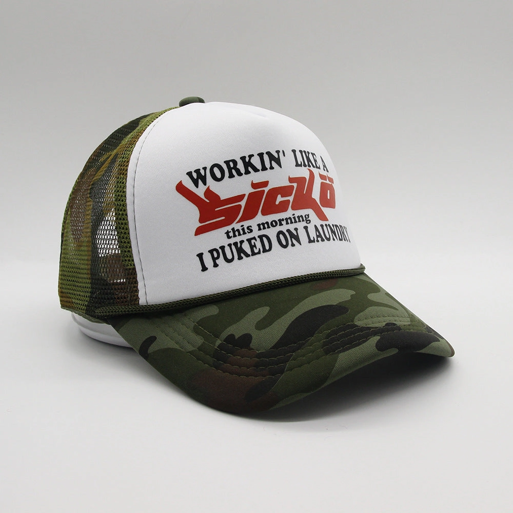 Wholesale New Mesh Cap Trucker Hat Breathable Sunshade Polyester Cap