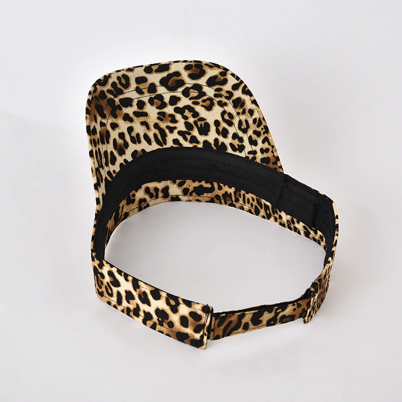 Wholesale of Cotton Leopard Print Sun Shading Baseball Caps