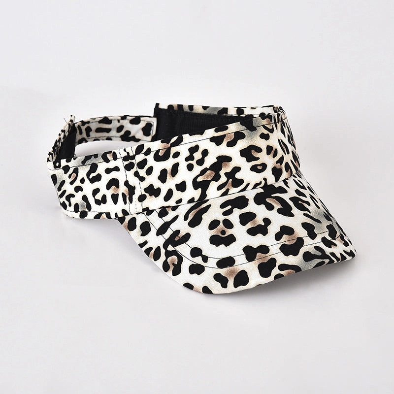 Wholesale of Cotton Leopard Print Sun Shading Baseball Caps