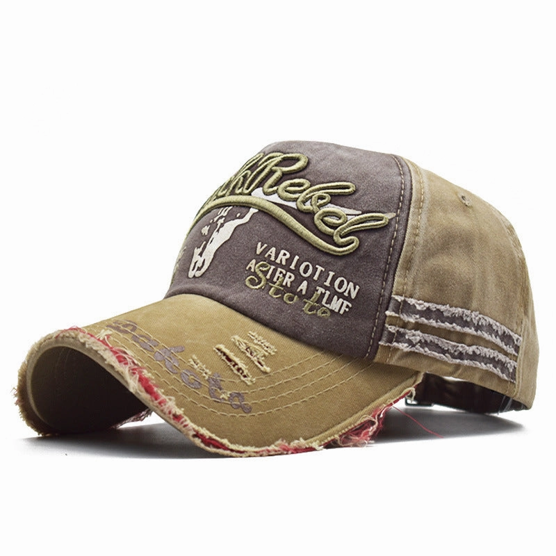Wholesale of Embroidered Cotton Baseball Caps with Cow Heads