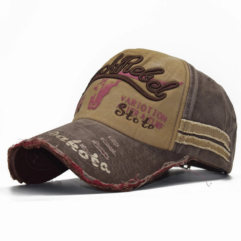 Wholesale of Embroidered Cotton Baseball Caps with Cow Heads