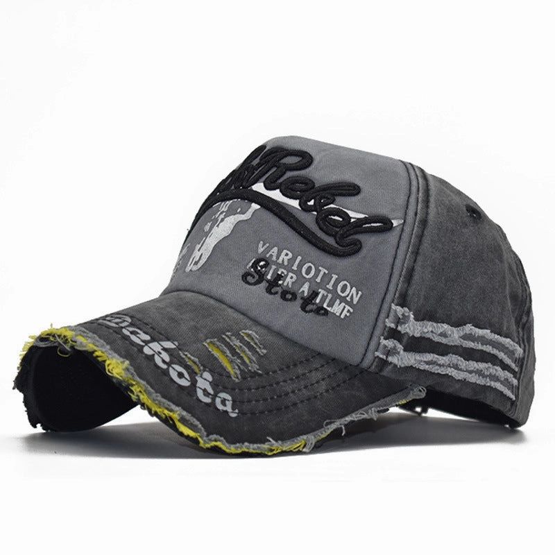 Wholesale of Embroidered Cotton Baseball Caps with Cow Heads