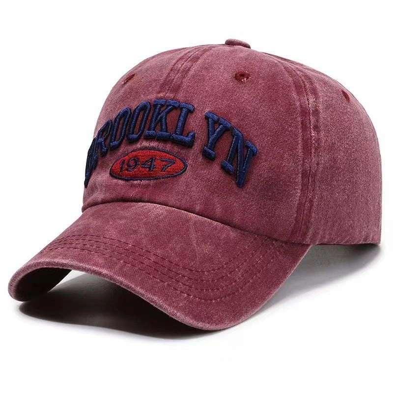 Wholesale of Old Embroidered Cotton Baseball Caps