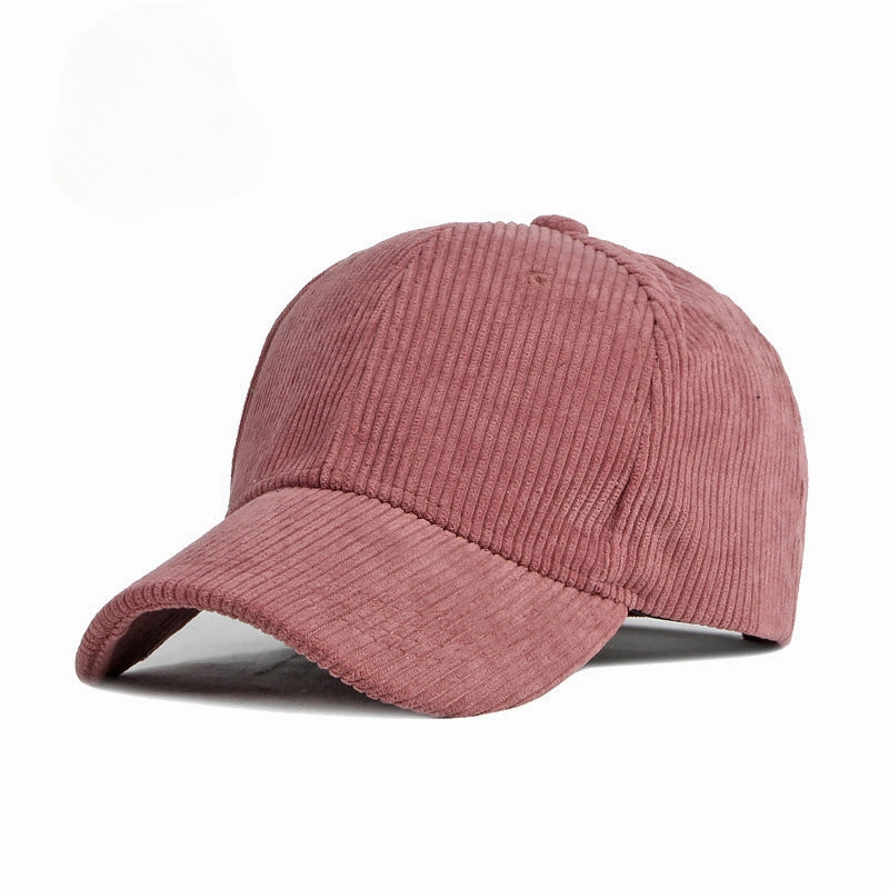Wholesale of Solid Color Corduroy Baseball Caps
