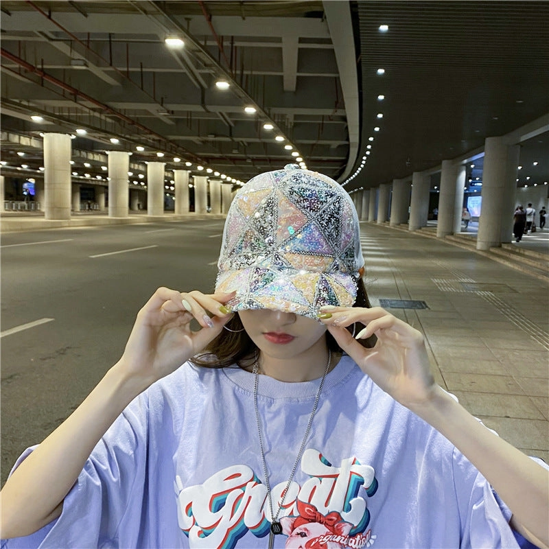 Wholesale of Thin Sequin Mesh Baseball Caps