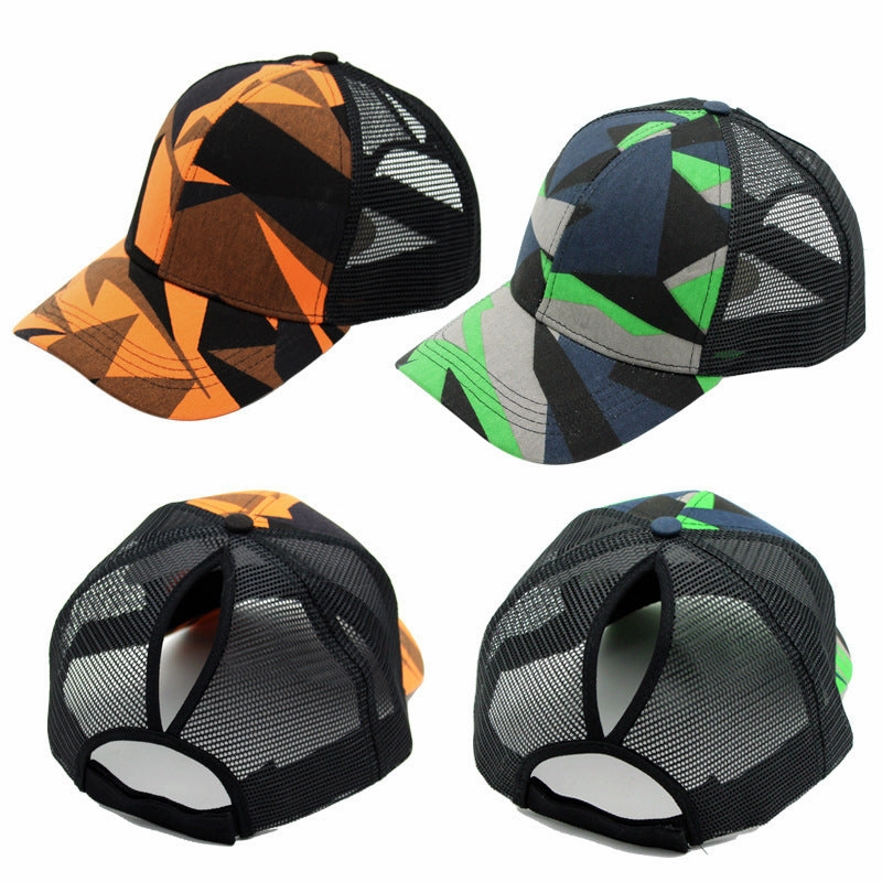 Wholesale Outdoor Casual Sports Ponytail Cotton Baseball Cap