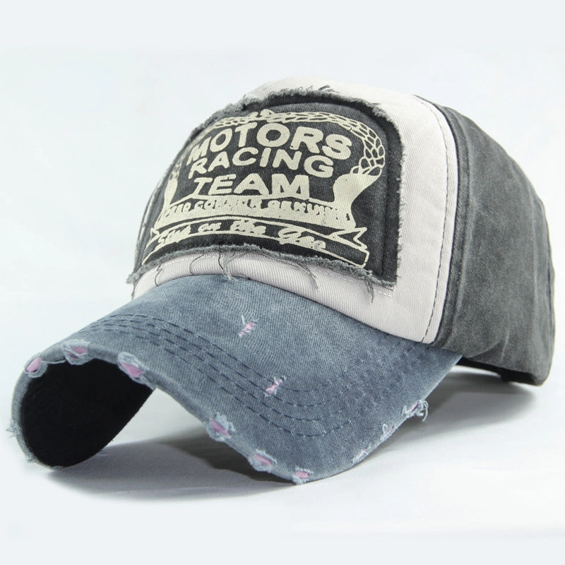 Wholesale Patch Color Matching Coating Outdoor Sunshade Washed Cotton Baseball Cap