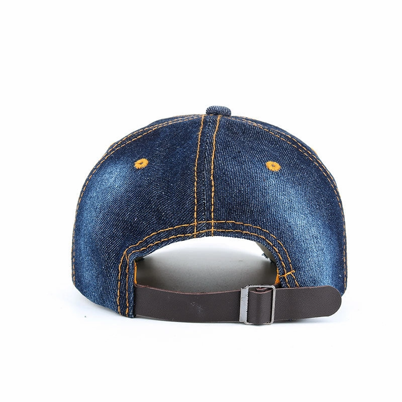 Wholesale Pink Ribbon Denim Cloth Dotted Diamond Baseball Caps