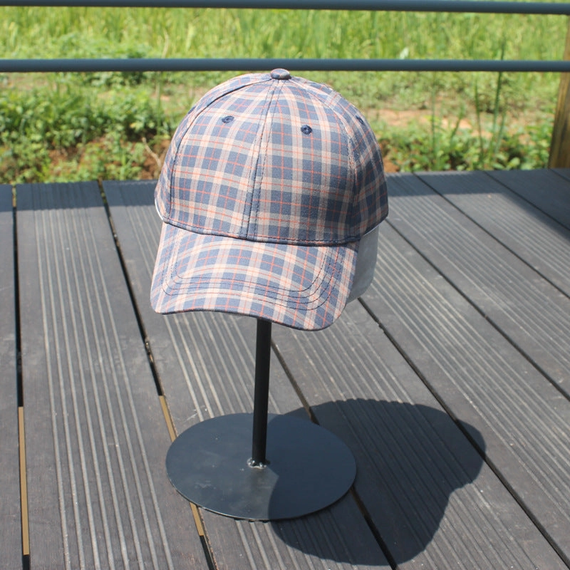Wholesale Plaid Cotton Baseball Caps