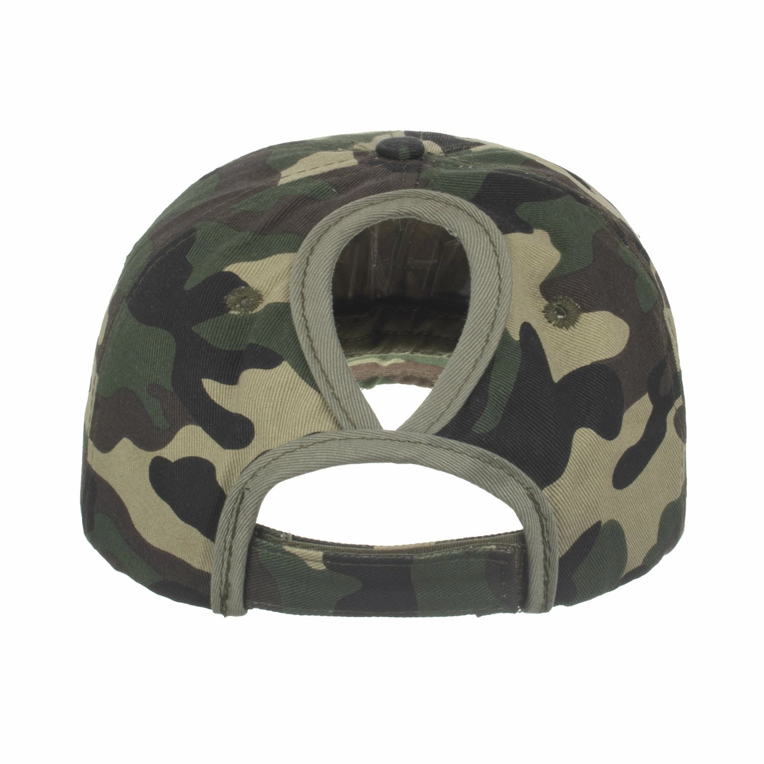 Wholesale Plain ponytail hole multicolor baseball cap