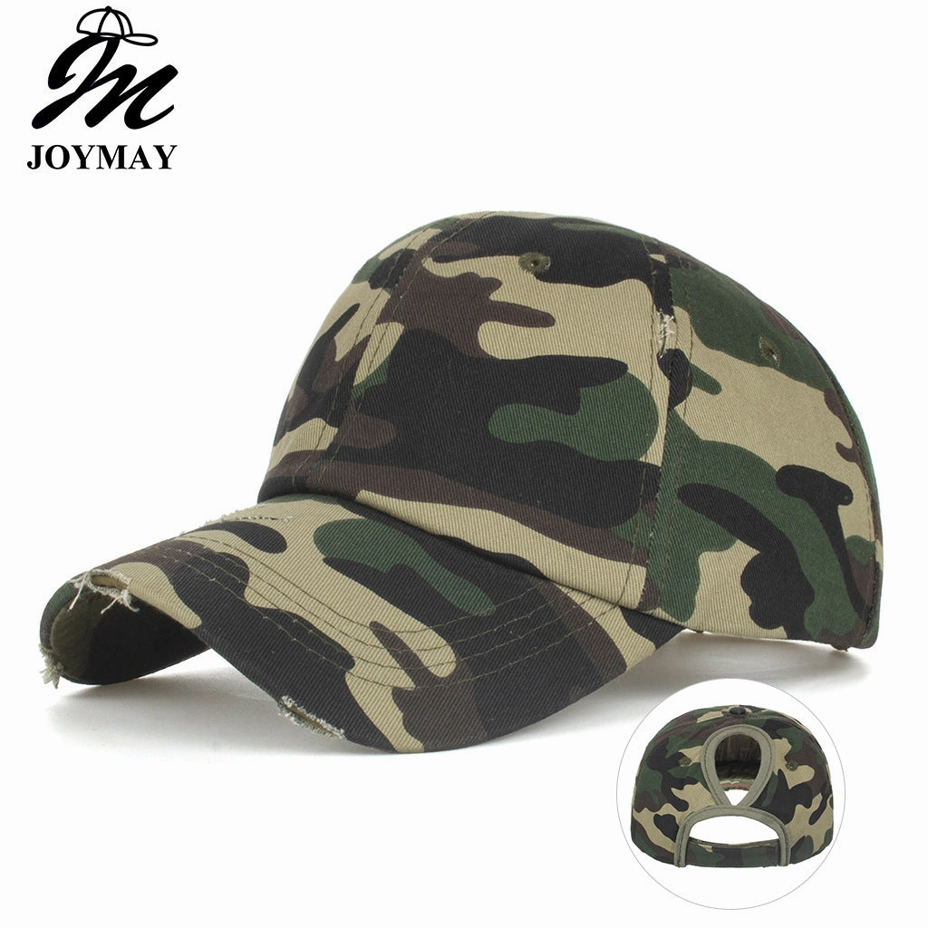 Wholesale Plain ponytail hole multicolor baseball cap