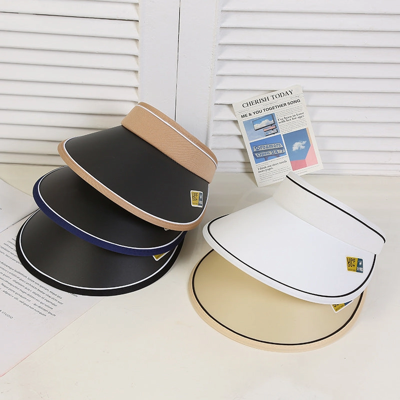 Wholesale Plastic Big Brim Sunshade Empty Hat