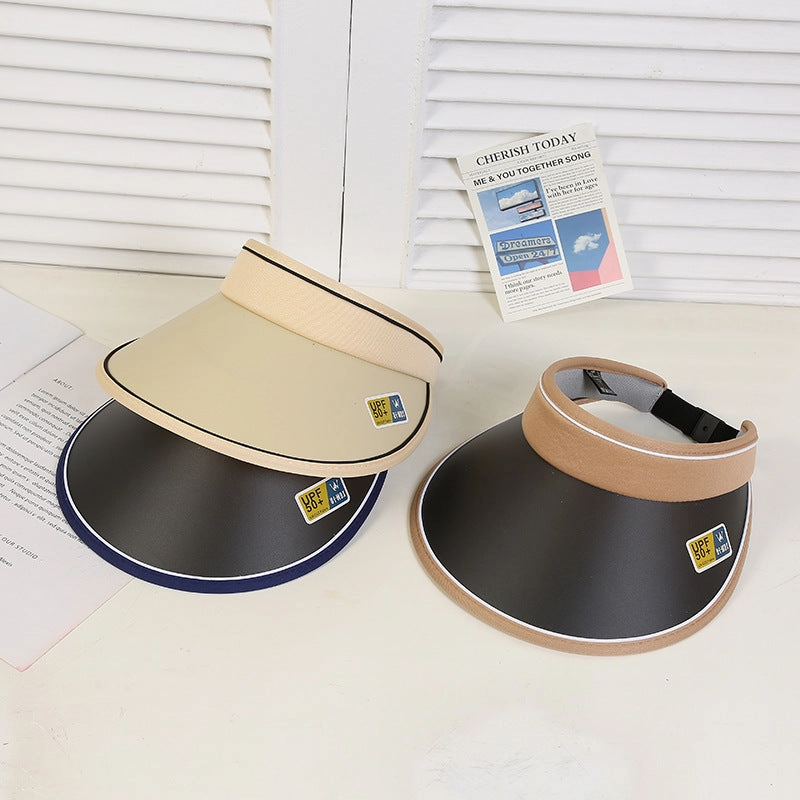 Wholesale Plastic Big Brim Sunshade Empty Hat