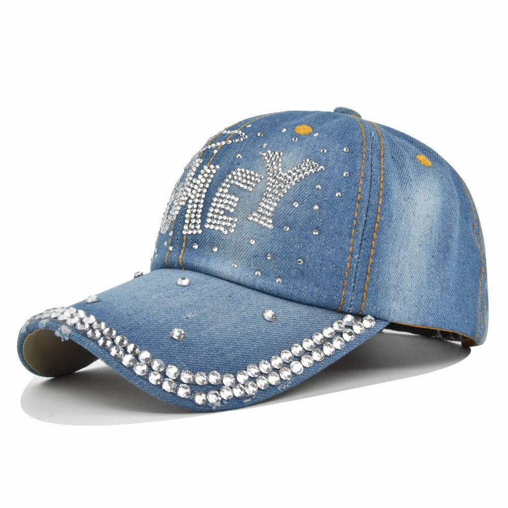 Wholesale Point Drill Heart Shape Pentagon Cotton Hat