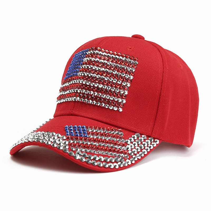 Wholesale Polyester American Flag Baseball Caps