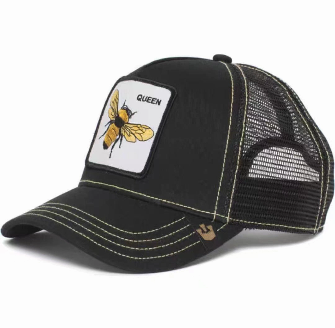 Wholesale Polyester Animal Cartoon Sun Protection Mesh Embroidered Baseball Caps