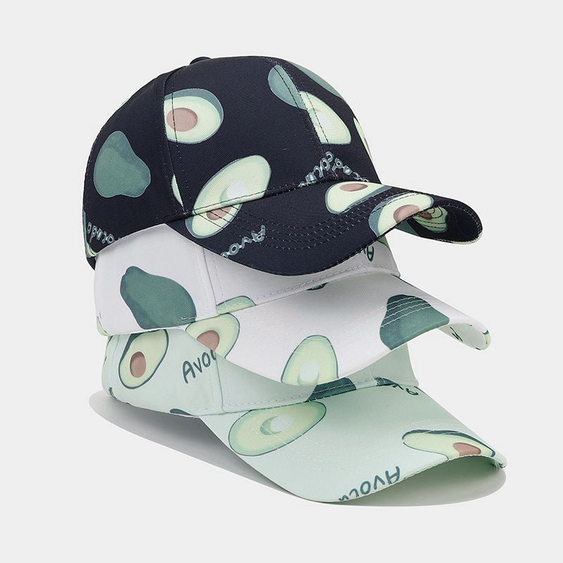 Wholesale Polyester Avocado Pattern Baseball Cap