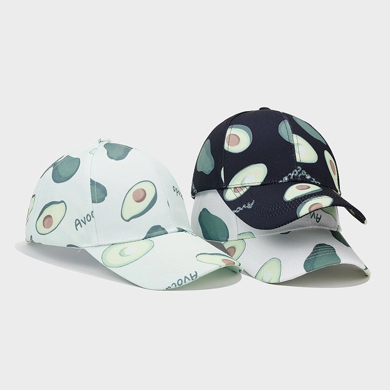 Wholesale Polyester Avocado Pattern Baseball Cap