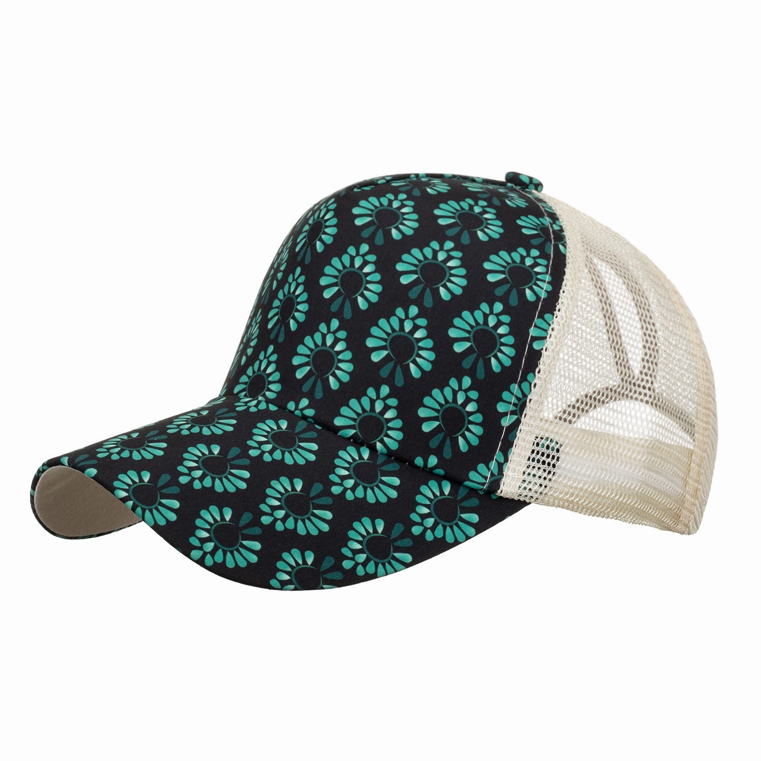 Wholesale Polyester Aztec Horsetail Hole Baseball Cap