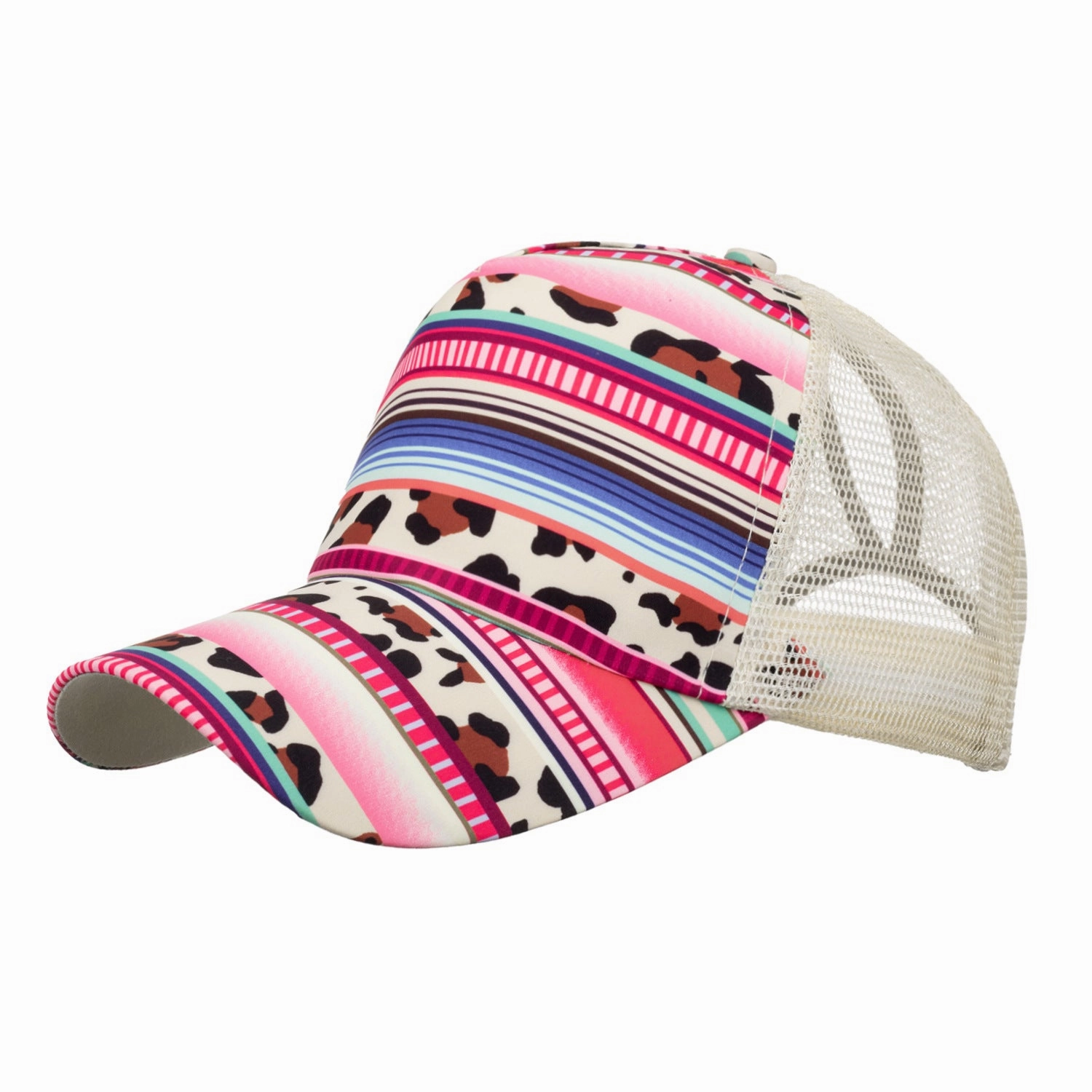 Wholesale Polyester Aztec Horsetail Hole Baseball Cap