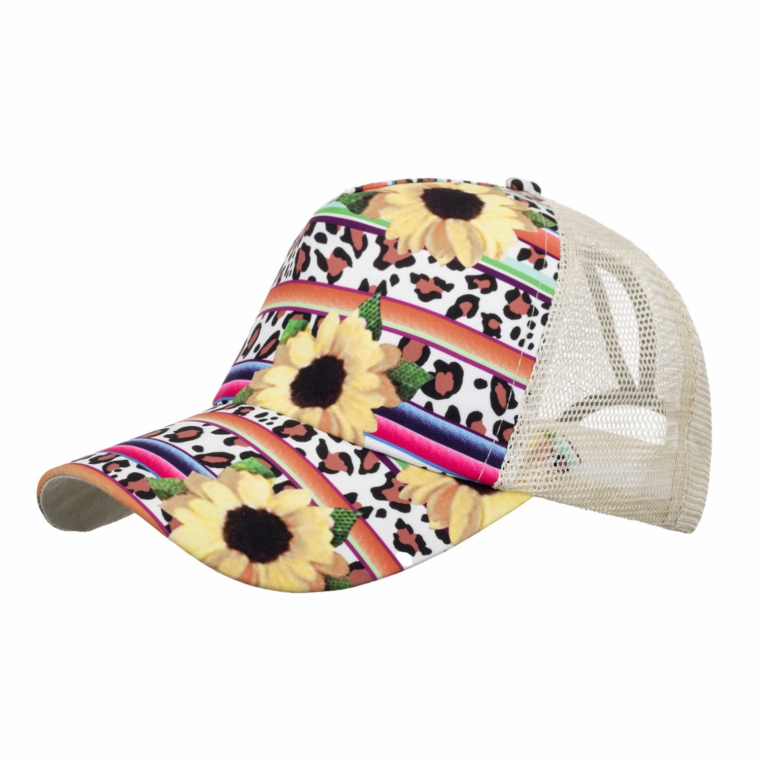 Wholesale Polyester Aztec Horsetail Hole Baseball Cap