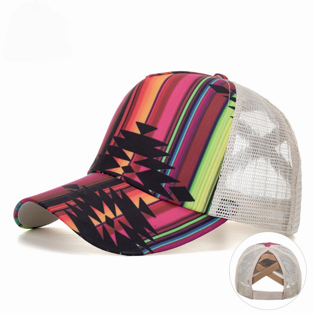 Wholesale Polyester Aztec Pattern Baseball Cap