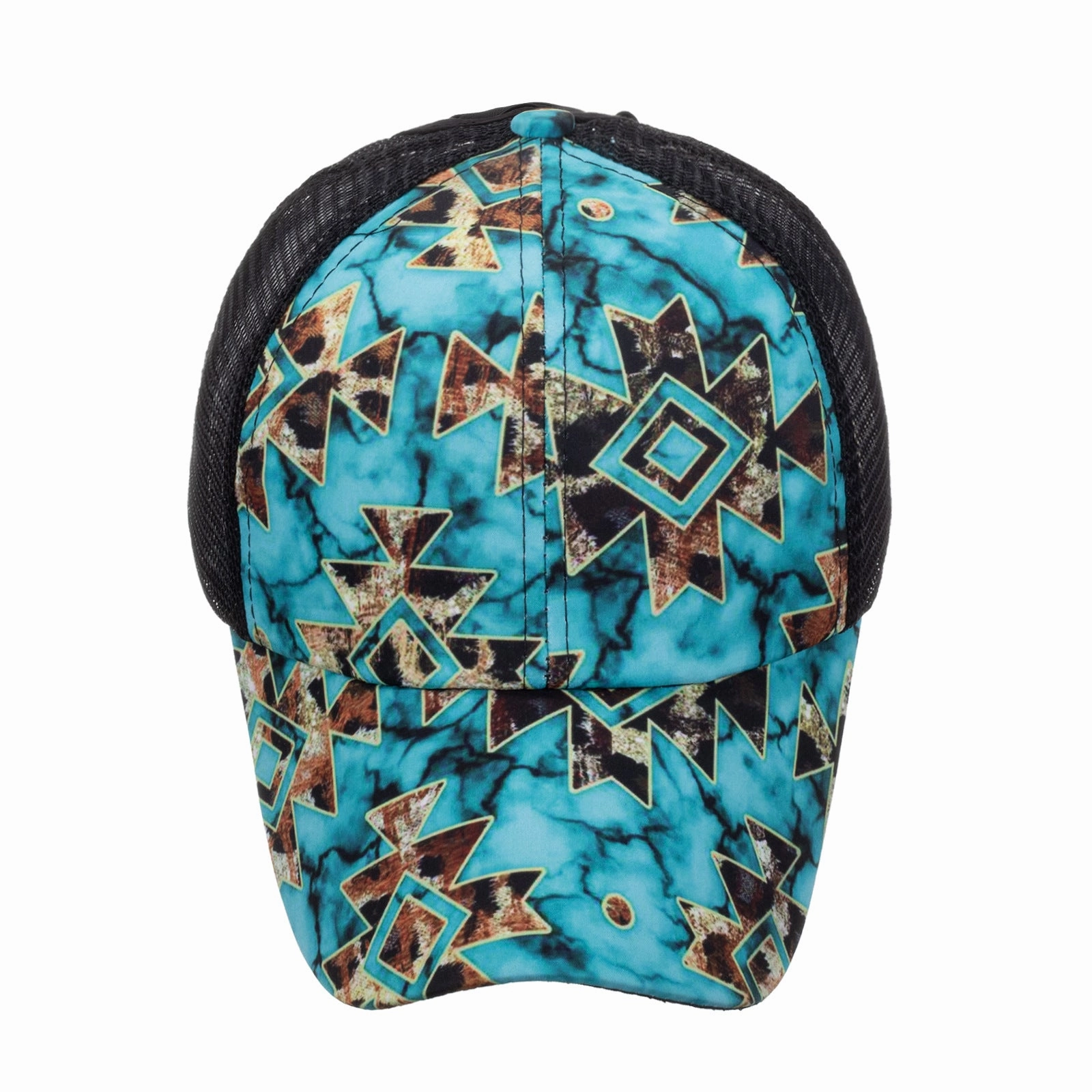 Wholesale Polyester Aztec Pattern Triangle Stripe Baseball Cap