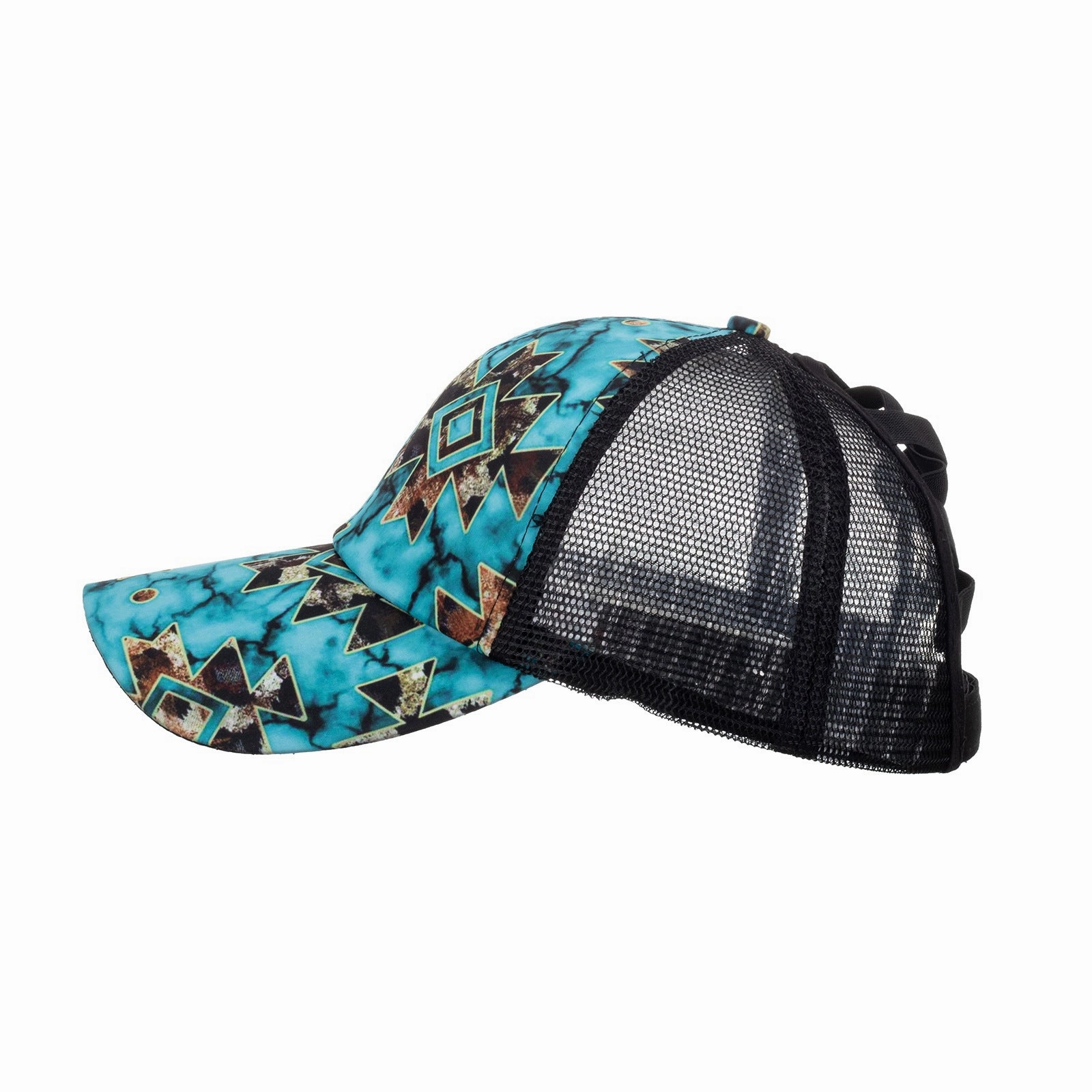 Wholesale Polyester Aztec Pattern Triangle Stripe Baseball Cap