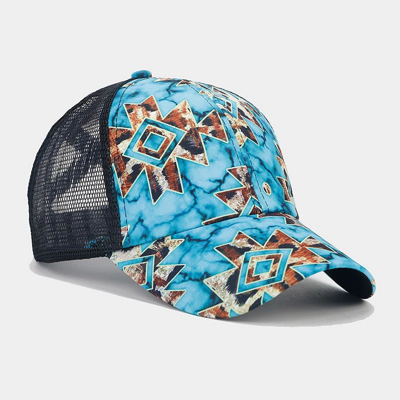 wholesale Polyester Aztec Print Baseball Cap
