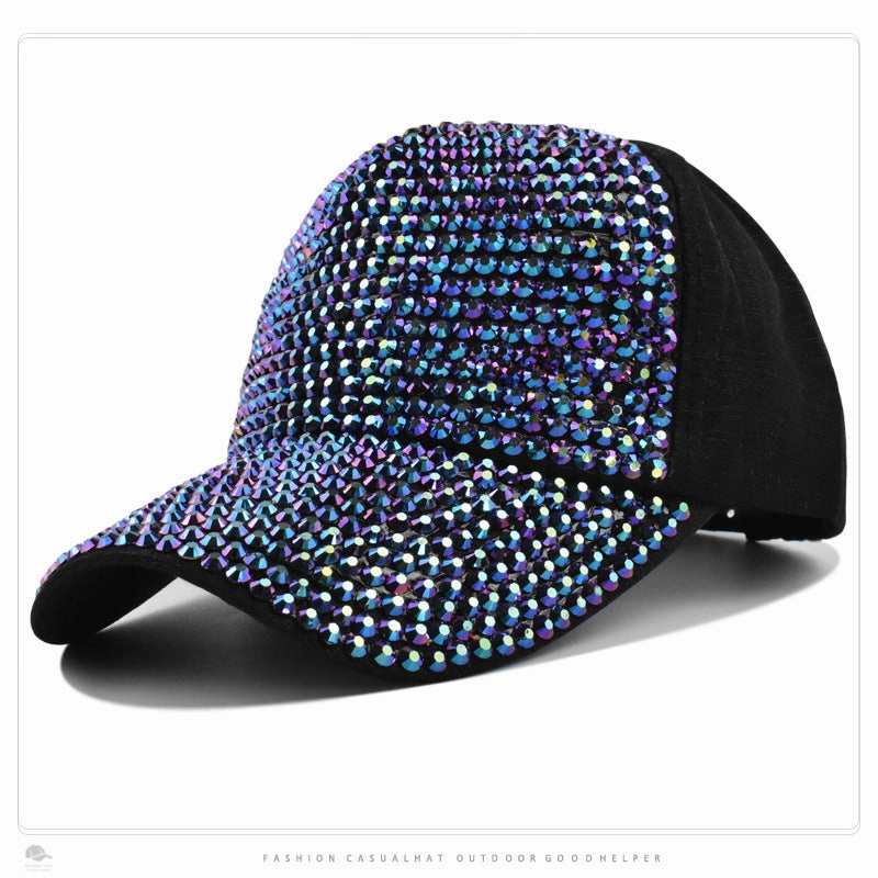 Wholesale Polyester Baseball Cap with Diamonds