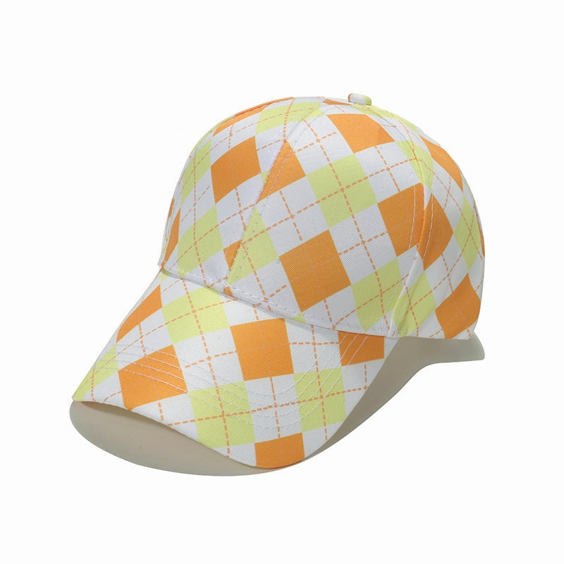Wholesale Polyester Checkerboard Baseball Cap