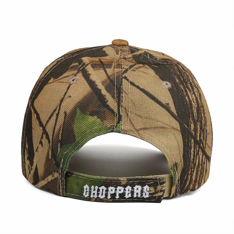 Wholesale Polyester Cotton Camouflage Skull Embroidered Baseball Cap