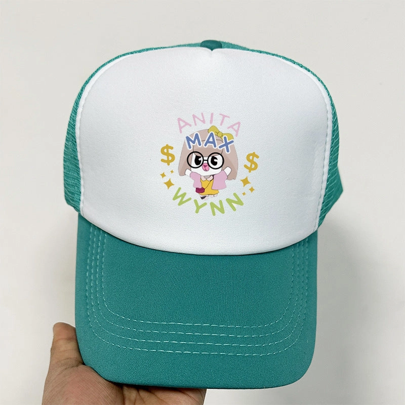 Wholesale Polyester Cute Cartoon Sponge Net Hats
