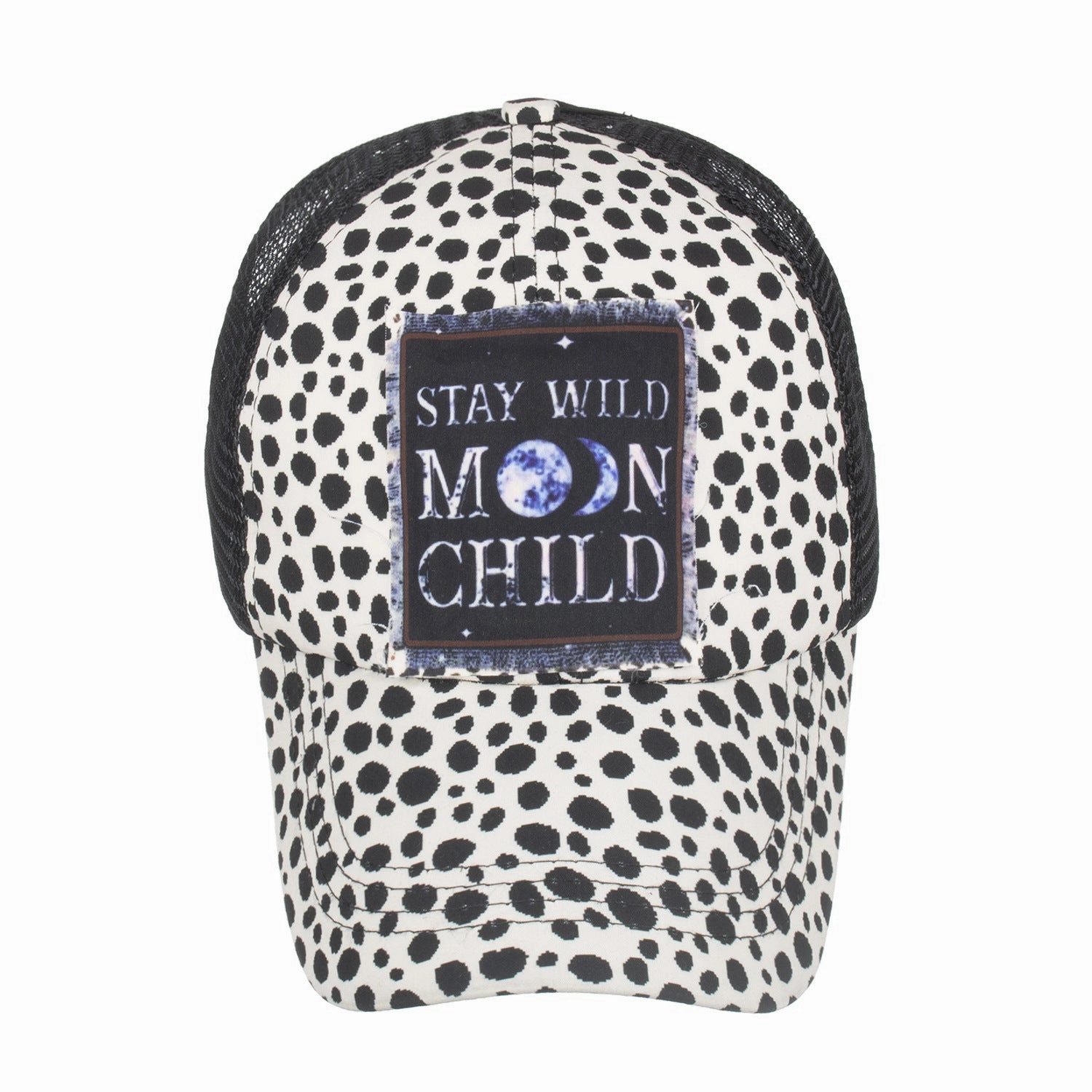 Wholesale Polyester Elastic Mesh Ponytail Baseball Cap