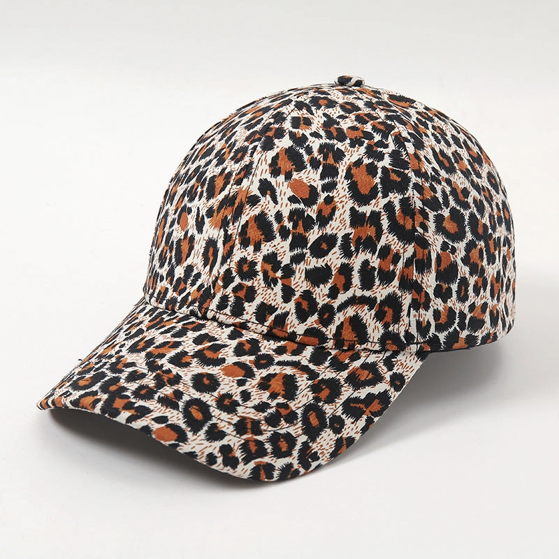 Wholesale Polyester Fiber All-match Leopard Point Bucket Hat