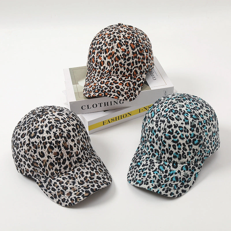 Wholesale Polyester Fiber All-match Leopard Point Bucket Hat