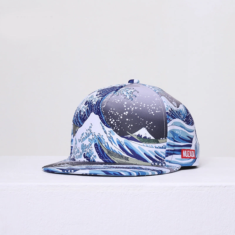 Wholesale Polyester Flat Brim Hip Hop Baseball Cap