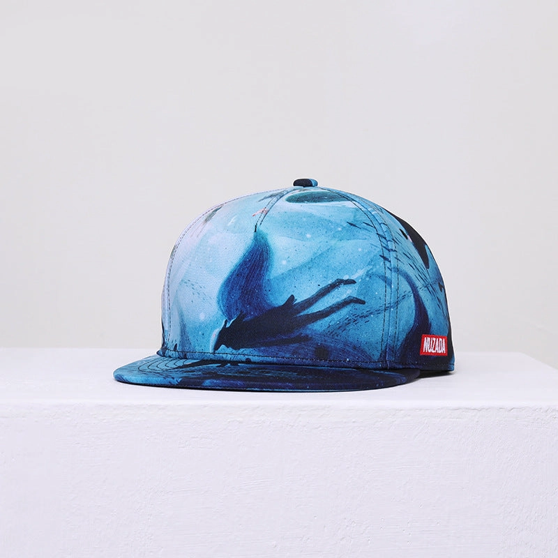 Wholesale Polyester Flat Brim Hip Hop Baseball Cap