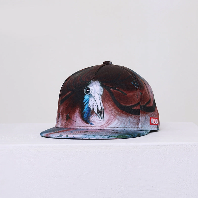 Wholesale Polyester Flat Brim Hip Hop Baseball Cap