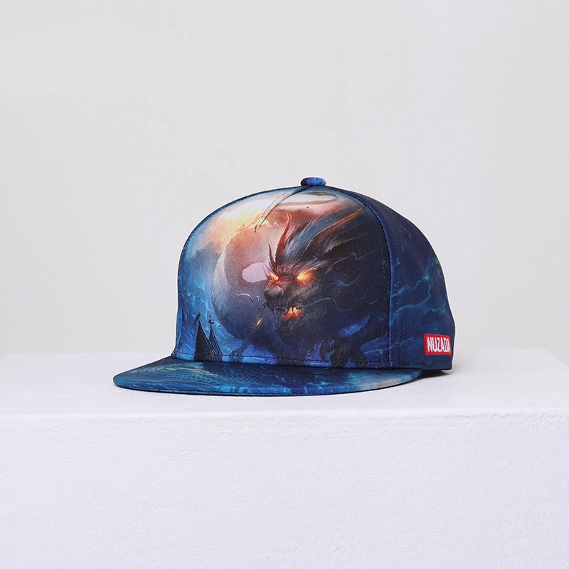 Wholesale Polyester Flat Brim Hip Hop Baseball Cap